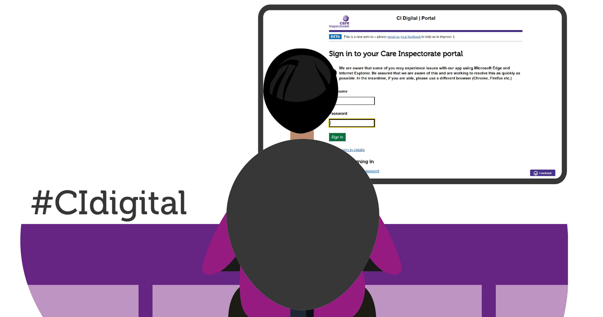 Applying for change of details on the digital portal 